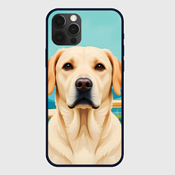 Чехол iPhone 12 Pro Лето и лабрадор