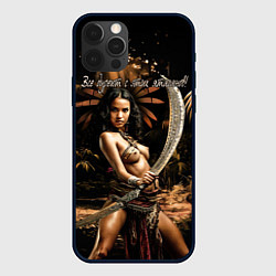 Чехол для iPhone 12 Pro Все дуреют с этих ятаганов, цвет: 3D-черный