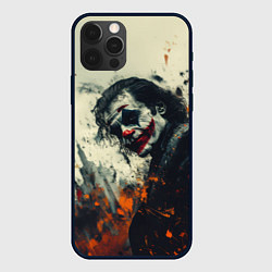 Чехол для iPhone 12 Pro Джокер стиль красок, цвет: 3D-черный
