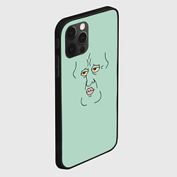 Чехол для iPhone 12 Pro Сквидвард Тентаклс гигачад мем, цвет: 3D-черный — фото 2