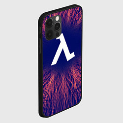 Чехол для iPhone 12 Pro Half-Life red energy, цвет: 3D-черный — фото 2