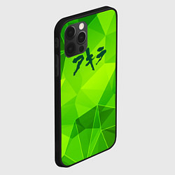 Чехол для iPhone 12 Pro Akira green poly, цвет: 3D-черный — фото 2