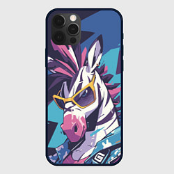 Чехол iPhone 12 Pro Модная зебра
