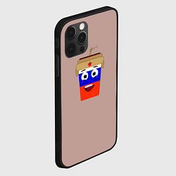 Чехол для iPhone 12 Pro Стаканчик с мордочкой, цвет: 3D-черный — фото 2