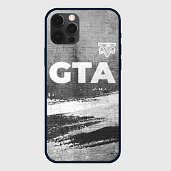 Чехол для iPhone 12 Pro GTA - grey gradient посередине, цвет: 3D-черный