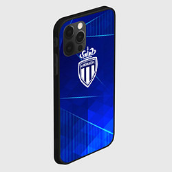 Чехол для iPhone 12 Pro Monaco blue poly, цвет: 3D-черный — фото 2