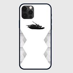 Чехол для iPhone 12 Pro Papa Roach white poly, цвет: 3D-черный