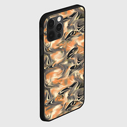 Чехол для iPhone 12 Pro Абстракция - закрученный узор, цвет: 3D-черный — фото 2