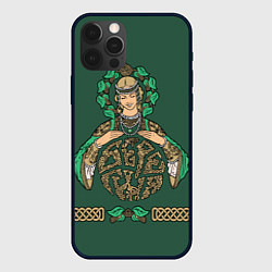 Чехол для iPhone 12 Pro Славянская богиня Берегиня, цвет: 3D-черный