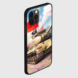 Чехол для iPhone 12 Pro Русский танк, цвет: 3D-черный — фото 2