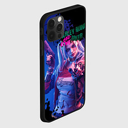 Чехол для iPhone 12 Pro Харли и Джокер love, цвет: 3D-черный — фото 2