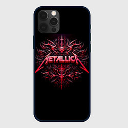 Чехол iPhone 12 Pro Металлика - геральдический орнамент