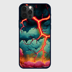 Чехол iPhone 12 Pro Молнии в виде разлома