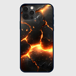 Чехол iPhone 12 Pro Лава и разлом плит