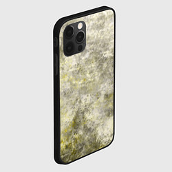 Чехол для iPhone 12 Pro Абстракция - yellow acidic liquid, цвет: 3D-черный — фото 2