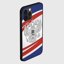 Чехол для iPhone 12 Pro Герб России, цвет: 3D-черный — фото 2