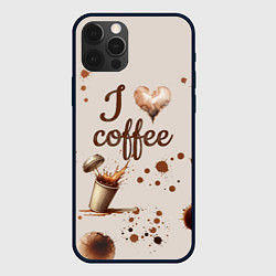 Чехол для iPhone 12 Pro Пятна кофе часть дизайна - можно проливать, цвет: 3D-черный