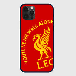 Чехол для iPhone 12 Pro Ливерпуль youll never walk alone, цвет: 3D-черный