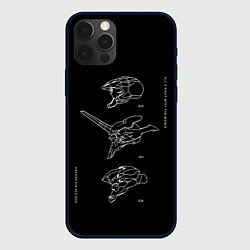 Чехол для iPhone 12 Pro Евангелион Eva, цвет: 3D-черный