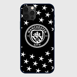 Чехол для iPhone 12 Pro Манчестер сити звезды, цвет: 3D-черный
