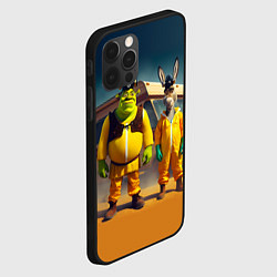 Чехол для iPhone 12 Pro Шрек и Данки пустились во все тяжкие, цвет: 3D-черный — фото 2