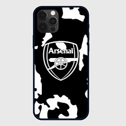 Чехол для iPhone 12 Pro Арсенал камуфляжные краски, цвет: 3D-черный