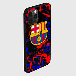 Чехол для iPhone 12 Pro Барселона абстрактные краски, цвет: 3D-черный — фото 2