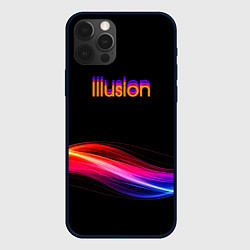 Чехол для iPhone 12 Pro Illusion, цвет: 3D-черный