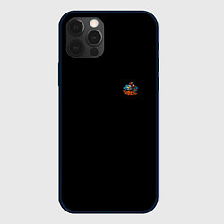 Чехол для iPhone 12 Pro Motocross mountains, цвет: 3D-черный