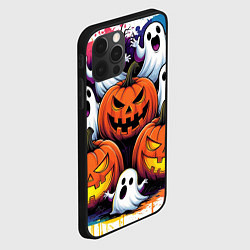 Чехол для iPhone 12 Pro Happy Halloween 25, цвет: 3D-черный — фото 2