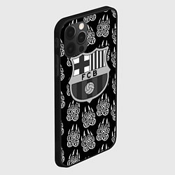 Чехол для iPhone 12 Pro Barcelona лапы лес, цвет: 3D-черный — фото 2