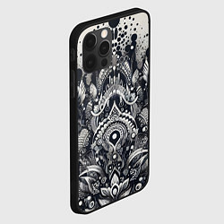 Чехол для iPhone 12 Pro Abstract pattern - graffiti, цвет: 3D-черный — фото 2