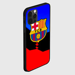 Чехол для iPhone 12 Pro Barcelona спортивная геометрия, цвет: 3D-черный — фото 2
