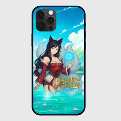 Чехол для iPhone 12 Pro Ahri League of Legends, цвет: 3D-черный