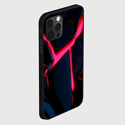 Чехол для iPhone 12 Pro Neon glow, цвет: 3D-черный — фото 2