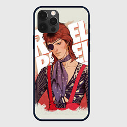 Чехол iPhone 12 Pro David Bowie Rebel Rebel