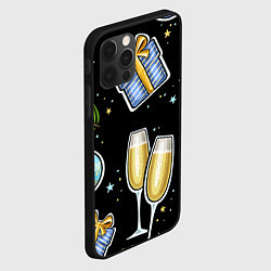Чехол для iPhone 12 Pro Новогодний вайб, цвет: 3D-черный — фото 2