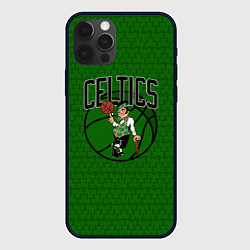 Чехол для iPhone 12 Pro NBA Celtics, цвет: 3D-черный