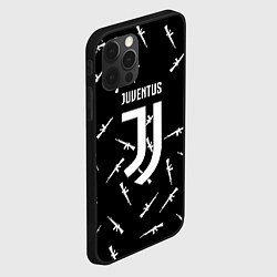 Чехол для iPhone 12 Pro Ювентус армейский стиль, цвет: 3D-черный — фото 2