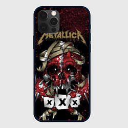 Чехол для iPhone 12 Pro Metallica: XXX, цвет: 3D-черный
