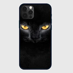 Чехол iPhone 12 Pro Черная кошка