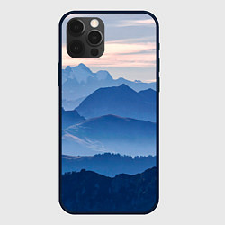 Чехол для iPhone 12 Pro Горы, цвет: 3D-черный
