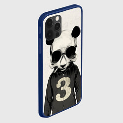 Чехол для iPhone 12 Pro Скелет панды, цвет: 3D-тёмно-синий — фото 2