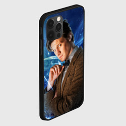 Чехол для iPhone 12 Pro 11th Doctor Who, цвет: 3D-черный — фото 2