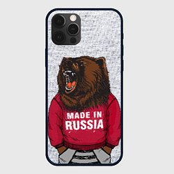 Чехол для iPhone 12 Pro Made in Russia, цвет: 3D-черный