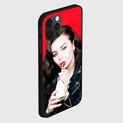 Чехол для iPhone 12 Pro Charli XCX, цвет: 3D-черный — фото 2