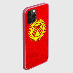 Чехол для iPhone 12 Pro Киргизия, цвет: 3D-малиновый — фото 2