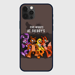 Чехол для iPhone 12 Pro Five Nights At Freddy's, цвет: 3D-черный