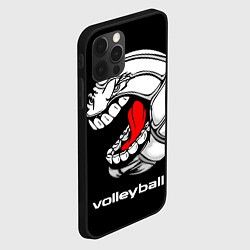 Чехол для iPhone 12 Pro Волейбол 25, цвет: 3D-черный — фото 2