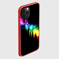 Чехол для iPhone 12 Pro Блики, цвет: 3D-красный — фото 2